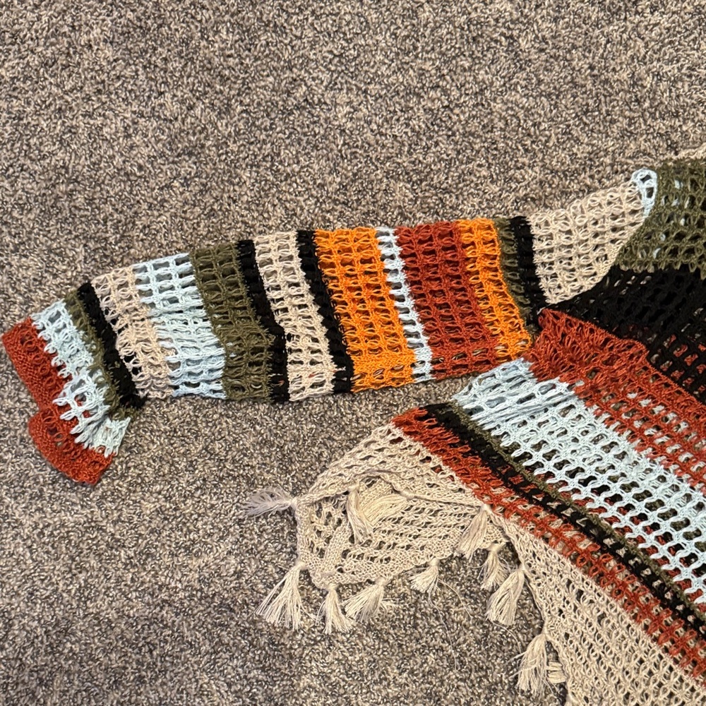 Colorful Striped Women's Sweater - Picture 3 of 3